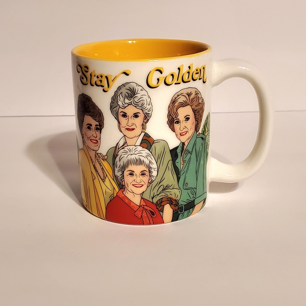New Ceramic Mug ,Stay Golden Inspired by the Classic Sitcom, "The Golden Girls"